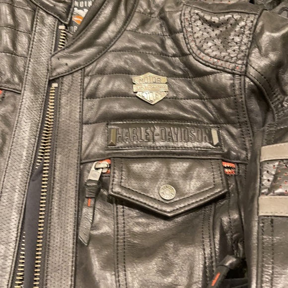 Leather Harley Davidson Jacket authentic - Picture 2 of 8